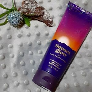 Bath and Body Works Sunset Glow body cream NEW